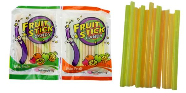 Multicolor CC Stick Candy Assorted Fruity Flavor With Tattoo Halal Product