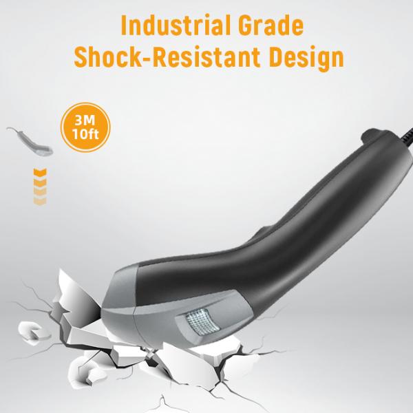 1D и 2D связыванный блок развертки кода читателя быстрый просматривая Handheld QR штрихкода со стойкой