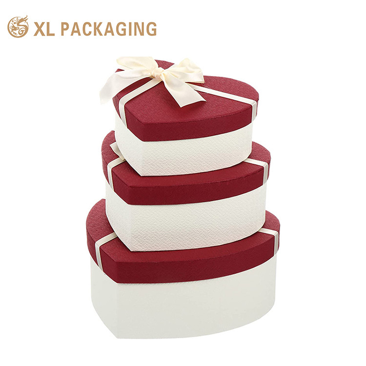 Heart Shape Gift Box with Multiple Size Options and High-Quality Printing for Valentine's Day and Birthday Gifts