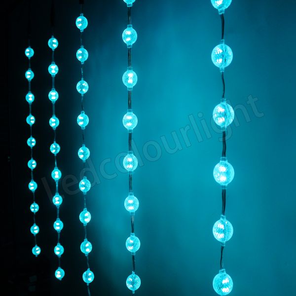 D23mm Outdoor Waterproof 0.6W DMX512 Controllable RGB String Lights for Event Wedding
