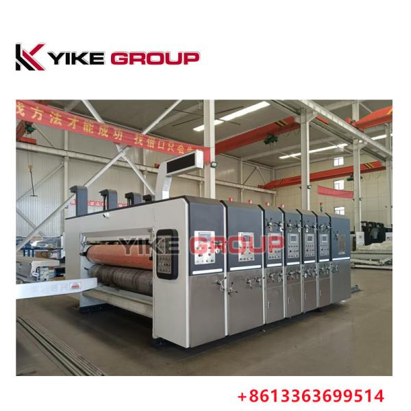 Corrugated Packaging Automatic Flexo Printing Rotary Die Cutting with Slotting Machine From China YIKE Factory