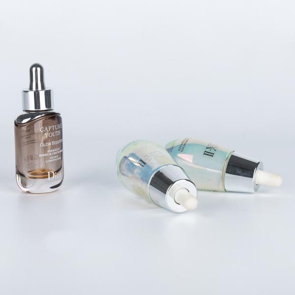 Competitive Glass Round Dropper Bottle for Serum and Essence 30ml 50ml Any Color is OK