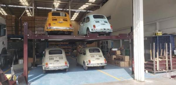 Simple Hydraulic Car Parking Lift 4 Post Parking Lifter for 4 Cars 4000kg/2000mm