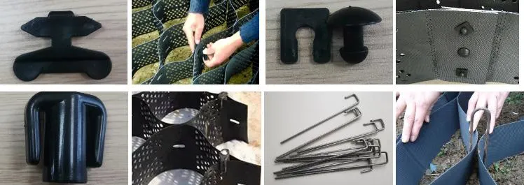 Устойчивая к коррозии пластмассовая геоэлементная сетка из HDPE, используемая в дорожном строительстве