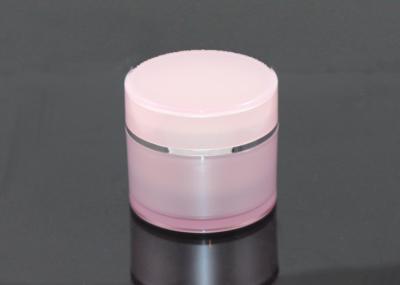 Rotating Capacity 30ml Pink Empty Cosmetic Bottles / Empty Cream Jars