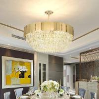 Plafond de luxe moderne Crystal Chandeliers de lumière pendante en verre décorative à la maison
