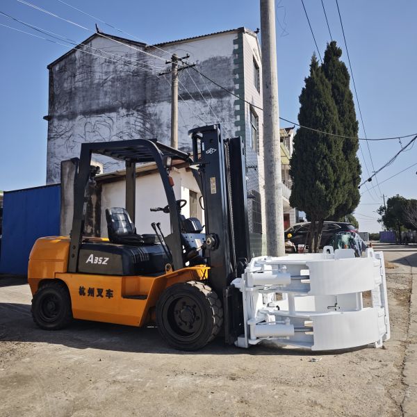 Hangcha A35 3.5 Tons 3 Meters Second Used Diesel Forklifts with Clump Chinese Hangcha Lifting Machine