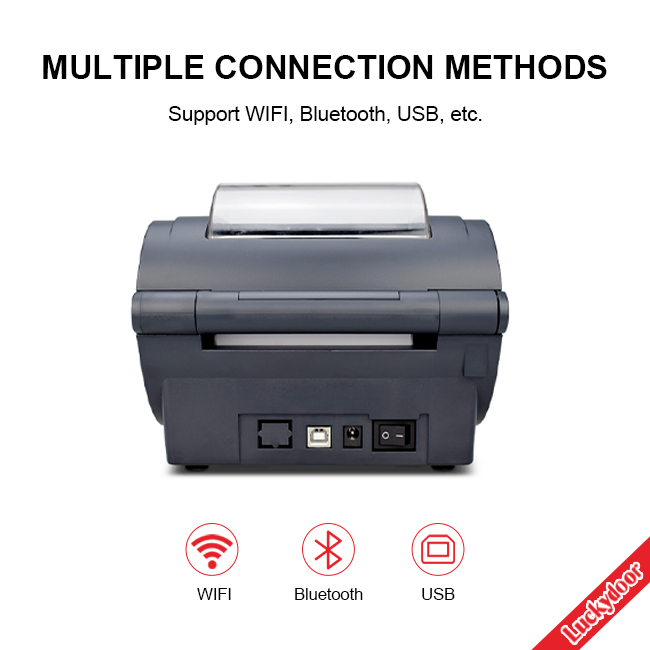 Принтер ярлыка матрицы данным по принтера PDF417 ярлыка штрихкода DC24V 160mm/S