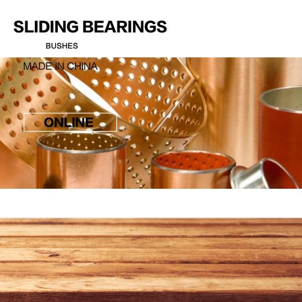 Self Lubricating Bronze Bearing  Bushings ID of 3mm to 400mm Cylindrical Bushes