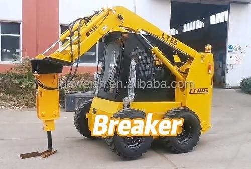 Yanmar Engine Fully Hydraulic Skid Steer Loader with Ce Certification and Attachments