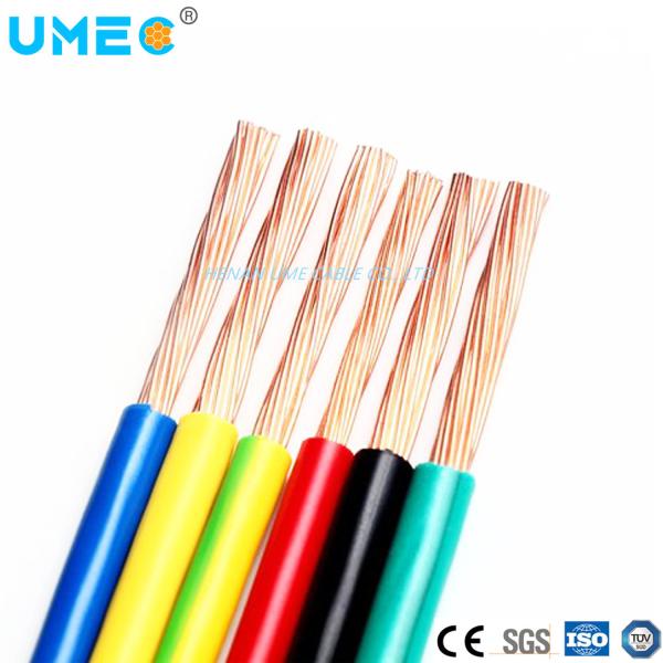 ASTM Home House Wiring Electrical Wire Cable 1.5mm 2.5mm 4mm 6mm PVC Insulated Bvr Wire