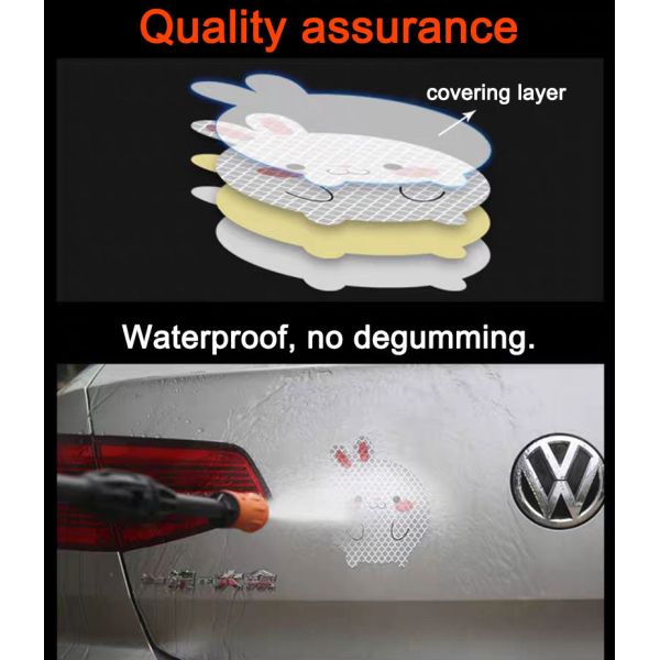 OEM 720 Dpi Car Reflective Sticker Decals Driver Safety Reminder For Truck