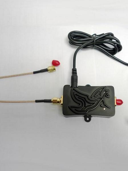 SZHUASHI 10W 12V 2.4-2.5G Amplificador bidireccional de señal WLAN con bajo ruido