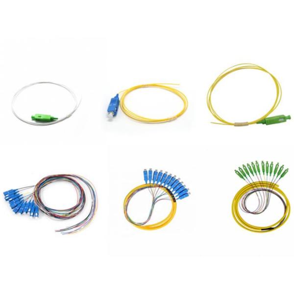 12 Color Bundle G657A1 Single Mode Pigtail SC APC Fiber Optic Pigtail