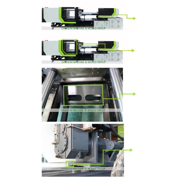 High Speed Hydraulic PET Preform Injection Molding Machine with Long Service Life