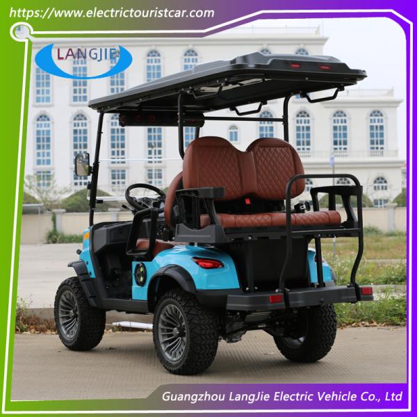 High Efficiency 4 Wheel Electric Golf Cart 48v Resort Car Charger For Hotel