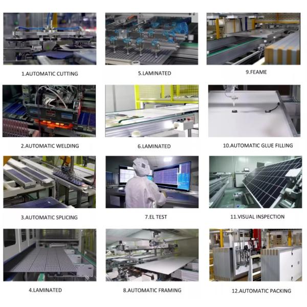 Longi Solar Module 445W 450W 455W Black Frame Mono Solar Cell for Panel Efficiency