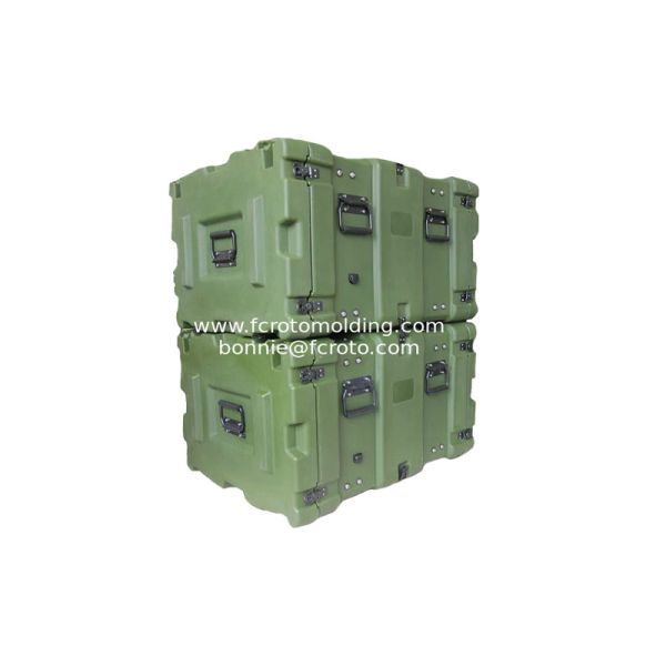 Plastic Tool Case Mold For Rotational Molding, 8U Rack Case Mould