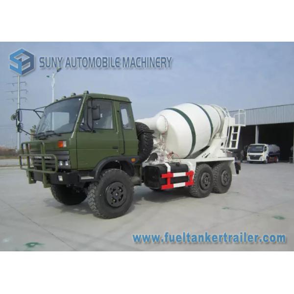 Dongfeng 6 X 6 All Wheel Drive 5 M3 Concrete Mixture Truck Off Road