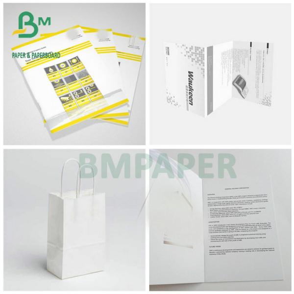 Virgin Wood Pulp Uncoated Paper Board Offset Printing Bright White 14PT 16PT