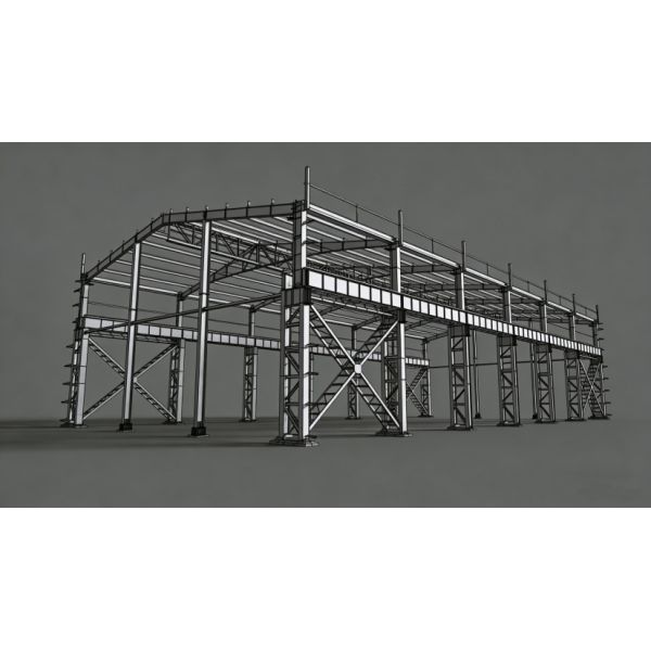 Custom Prefab Steel Structure Workshop Warehouse Building BREEAM Certificated