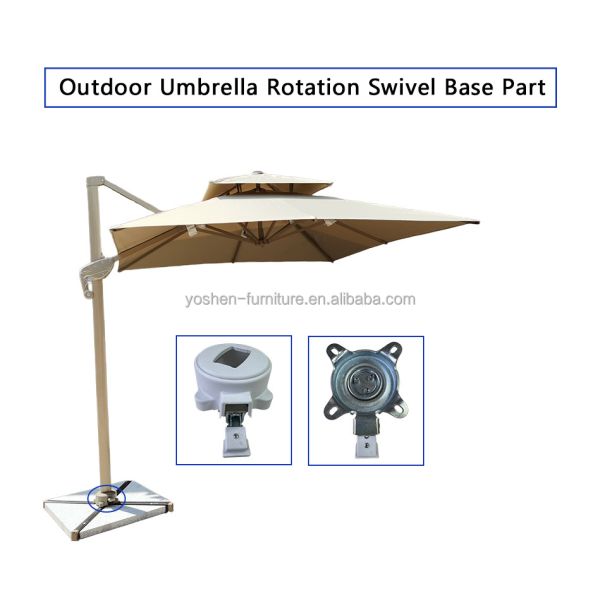 Heavy Duty 360 Rotating Base Replacement for Floor Standing Roman Patio Umbrella