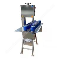 Pig Feet Pig Trotter Frozen Meat Cutting Machine Pig Hoof Half Slicer SUS 304 300-500kg/h