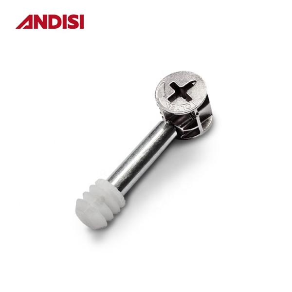 Combination Dowel Furniture Connector Cam Screw Plastic Transparent Expanding Threaded Sleeve Nut M6 Nylon Insert Lock Nut