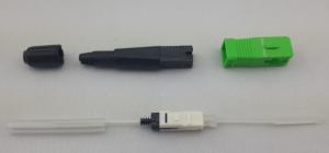 Conjunto de campo rápido do SC APC dos conectores da fibra ótica, conector da