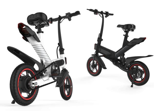 Long Range Folding Electric Bike  , Electric Tricycle For Adults Aluminum Alloy Design