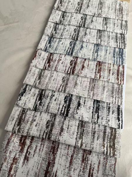 Luxury Jacquard Curtain Fabric European Living Room Chenille Curtain Fabric