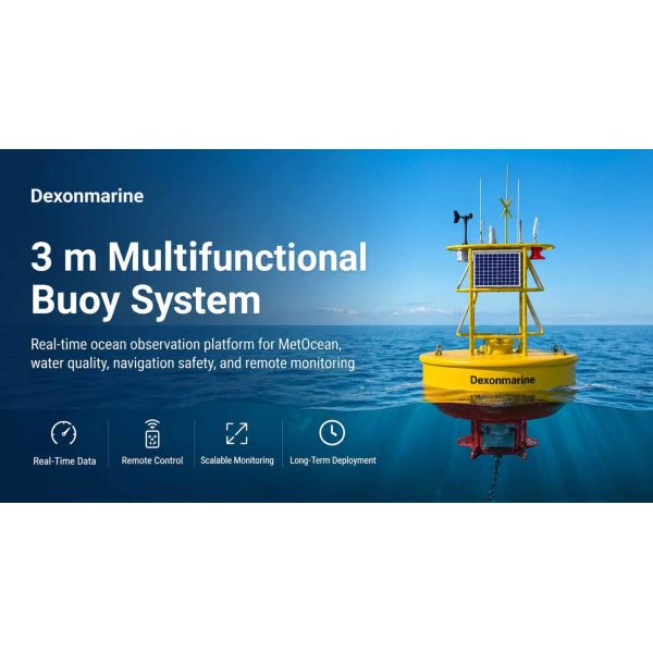 3m to 10m Multifunctional Smart Data Buoy System for Real-Time Ocean Observation