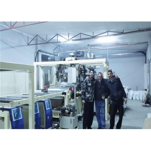 Single Screw Plastic Sheet Extrusion Line , PVC PP Plastic Sheet Production Line