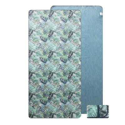 Aptidão absorvente super Poncho Beach Towel Floral Printed de Microfiber