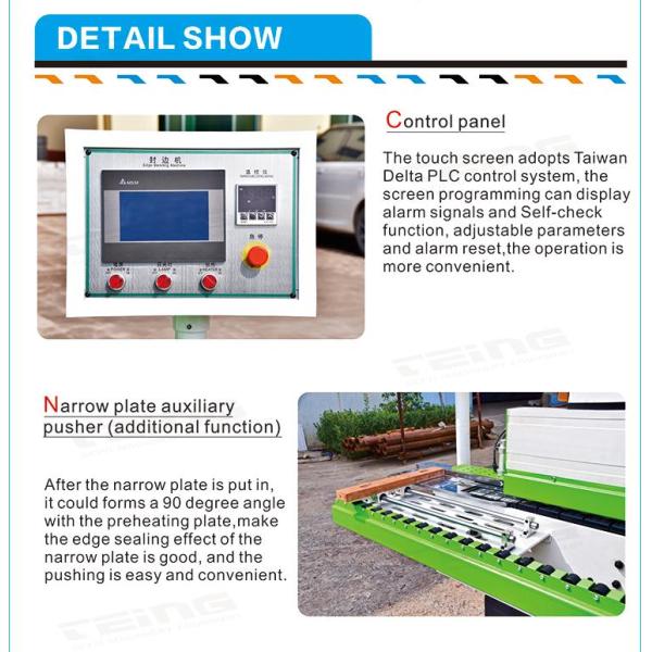 Fully Automatic Edge Bander Machine SKDT540 With Corner Cutting Woodworking Machine