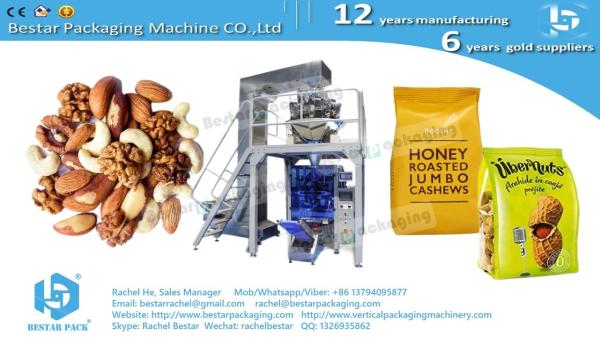 Bestar automatic vertical packaging machine with 10 heads weigher and inflation function BSTV-450AZ