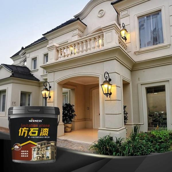 CAS n.o 79-10-7 Pintura de borracha de granito resistente ao mofo alcalino 20 kg/BUCKET