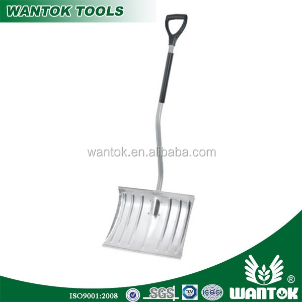 Snow Shovel with Bend Steel Tube Handle and Corrosion-resistant Aluminum Material
