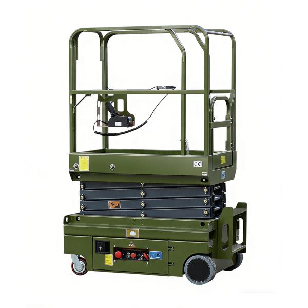 3m 4m 19 foot Mini Compact Electric Scissors Lift Platform Table Indoor Facility Repair
