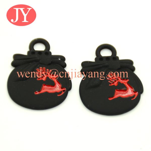 Hanging Plating Gold ColorCustomized round shape metal tag for handbags