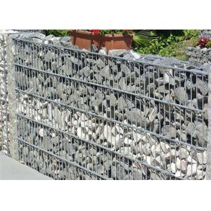 50x50mm Welded Wire Gabions Mattress / Welded Gabion Stone Cage Box