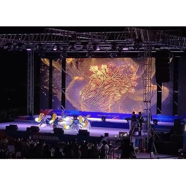 P3.91 Stage LED Die-Casting Aluminum LED Stage Screen 768mm X768mm Box 3 Years Warranty