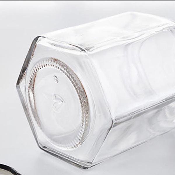 Food Storage Glass Canning Jars , Ginger / Spices Small Glass Jars With Lids