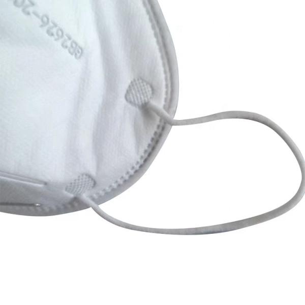 Custom N95 Face Mask Protective Dust White Color High Breathability OEM