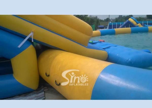 15m Dia. Pool Kids N Adults Big Inflatable Water Park On Land For Outdoor Rental Business