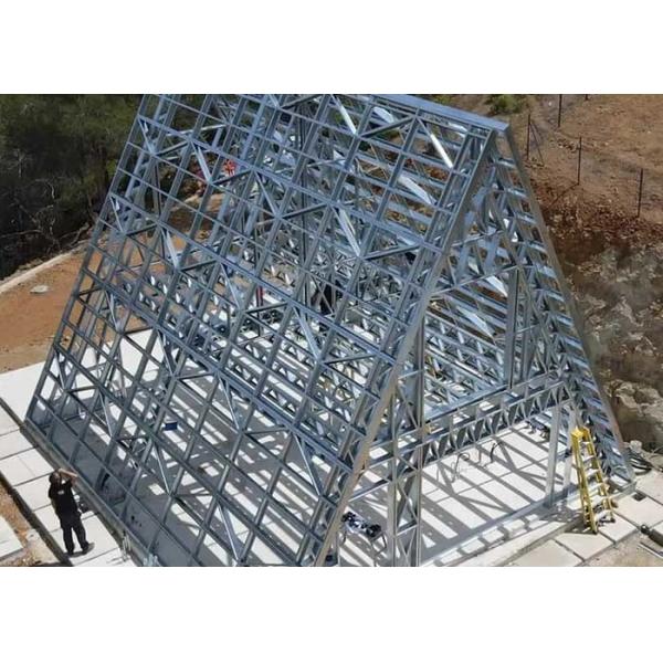Prefab A Frame House Light Steel Hotel Unit Tiny Building Wooden Cabins For Holiday