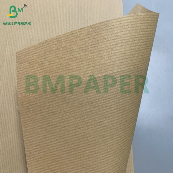 Heavy Duty 24” x 200’ Roll 70gsm 80gsm Striped Kraft Paper for Wrapping Flowers Shipping Protective Packaging