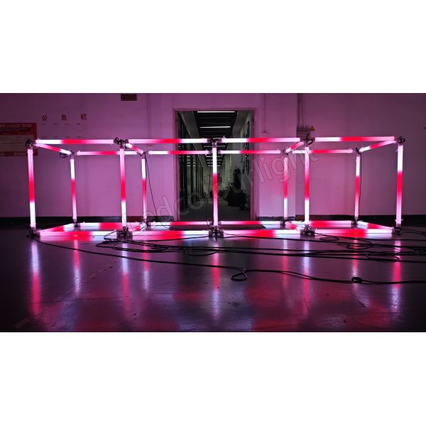 IP65 LED Pixel Cube DMX 3D Tube LED Tunnel Tube Light RGB Stage Lighting