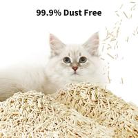 Tofu pur Litter de chat Thé blanc Naturel fibre végétale de qualité alimentaire Matières premières