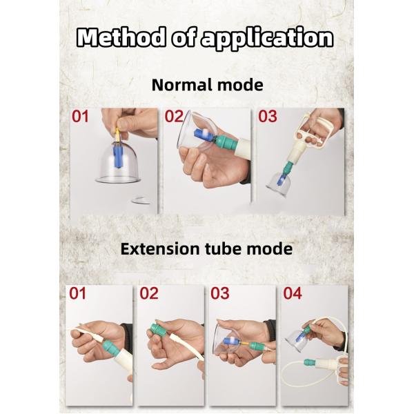 Body Massager Vacuum Cupping Device for Traditional Chinese Medicine Meridian Treatment and Negative Pressure Relax Tool